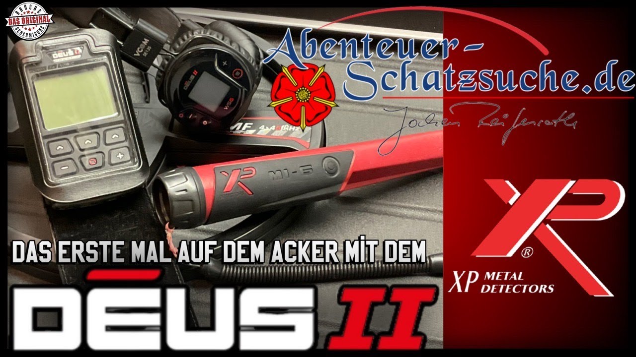 Das erste mal auf dem Acker mit dem XP-DEUS II
