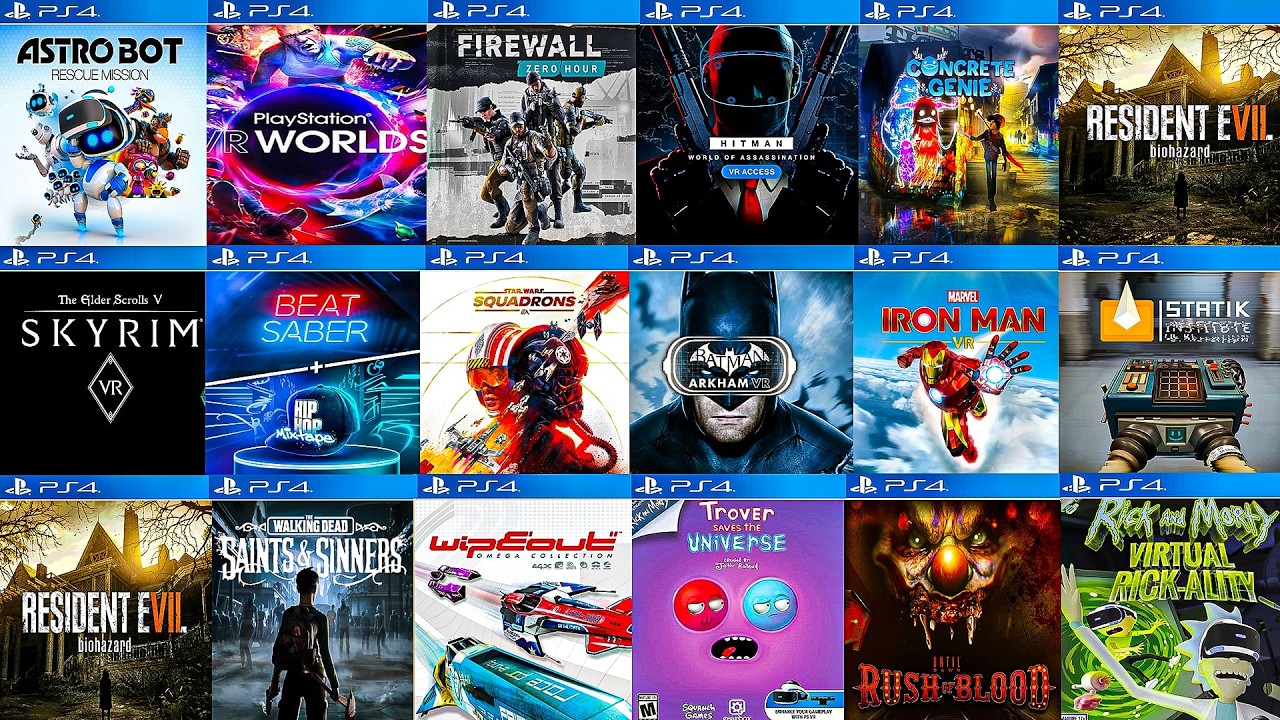 Топ-30 лучших игр для PS4 и PSVR (обновлено в 2026 году)