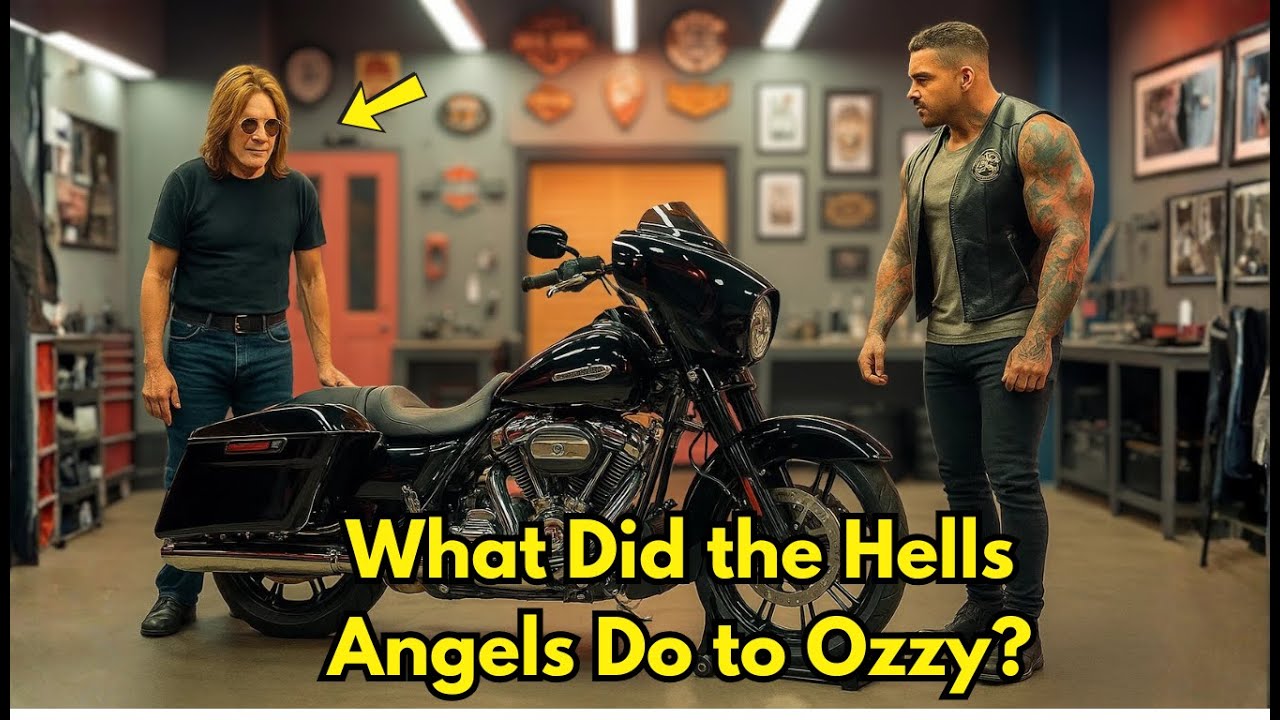 Ozzy Osbourne Went to the Hells Angels for a Custom Harley… What Happened Next Shocked Everyone