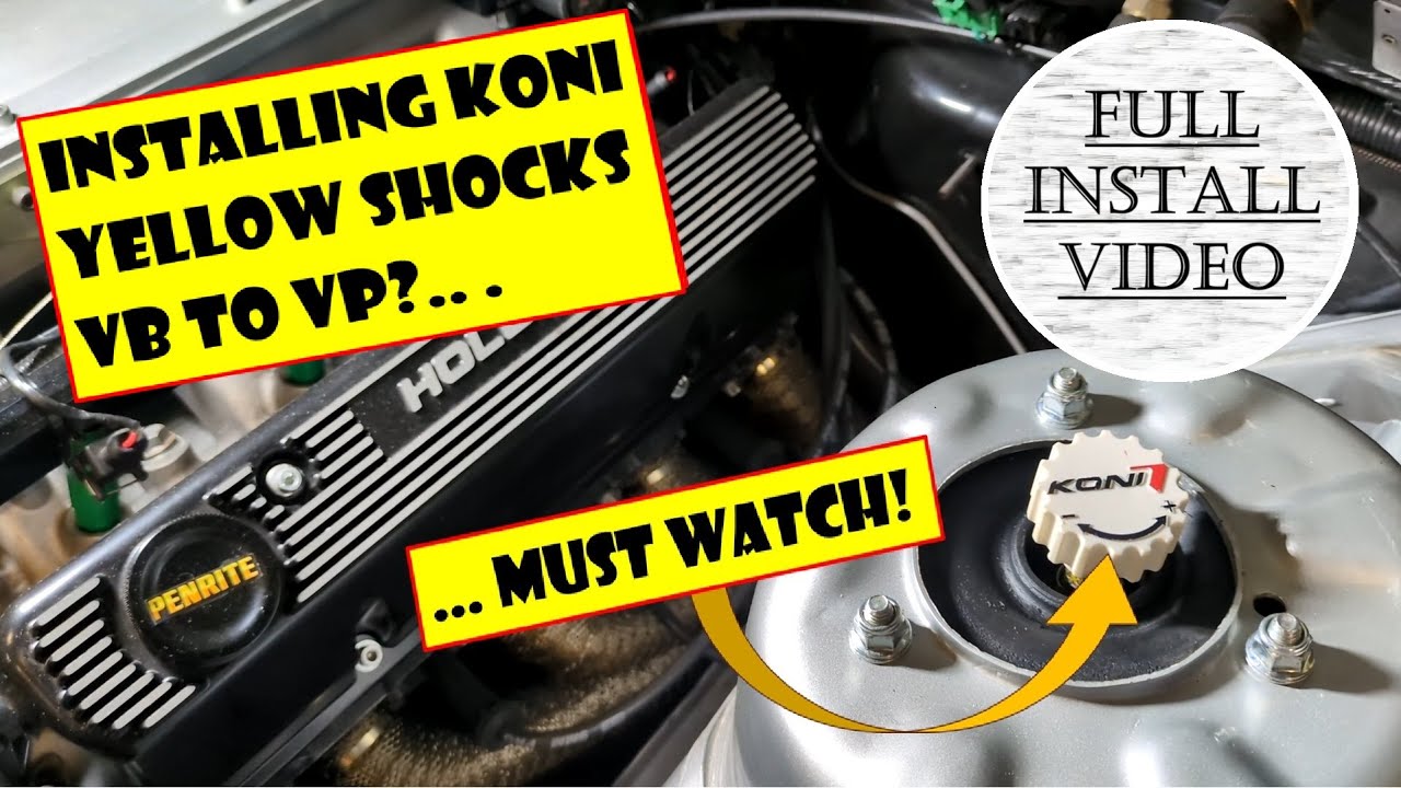 How to rebuild & install the front struts using Koni shocks & King springs in VB / VP V8 Commodore