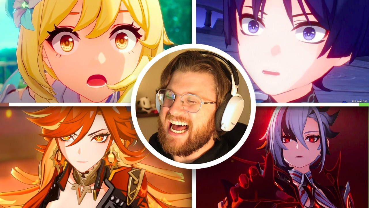 Beginner Animator REACTS to EVERY GENSHIN IMPACT Version Trailer!