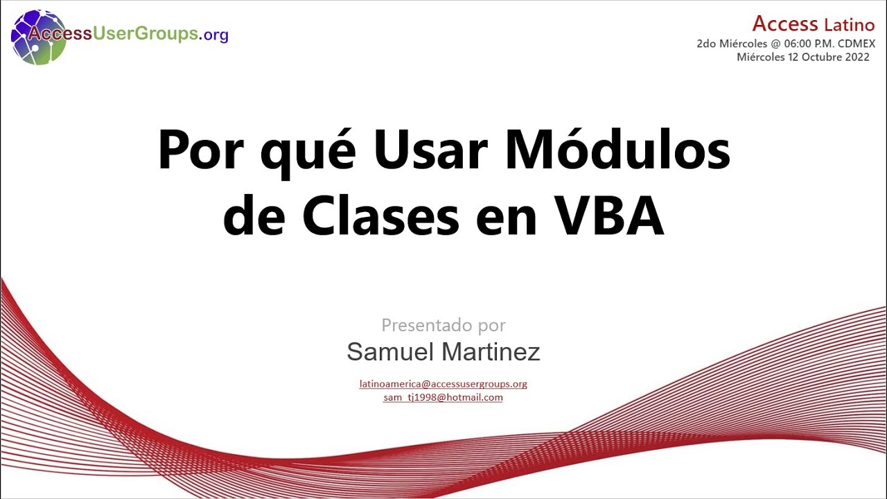 LA: Por qué usar módulos de clase en VBA