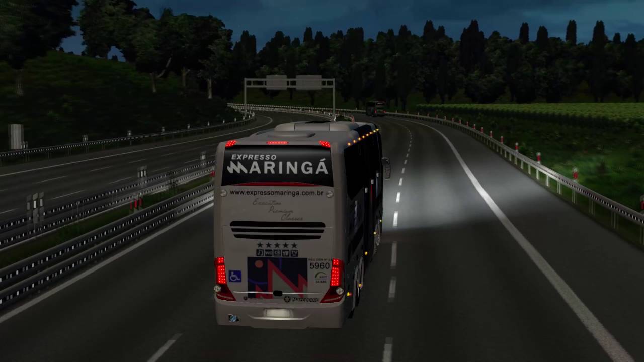 Euro Truck Simulator 2 Bus trip to Klagenfurt with Marcopolo Paradiso G7 1800 DD 8x2