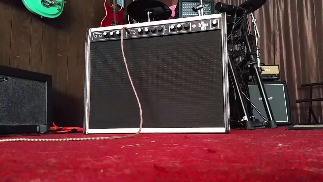 Garnet Session Man 2&times;12 tube amp (clean w/reverb and tremelo)