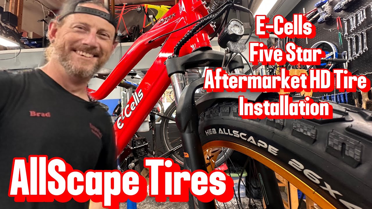 E-Cells | Five Star | Установка шин AllScape 26x4 Heavy Duty в магазине E-Bike Shop