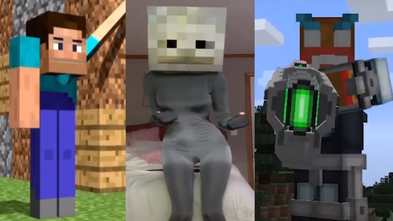 TIK TOK MINECRAFT COMPILATION 2 ✅ BEST MOMENTS + FAILS + LAUGHTER + FUNNY + MEMES