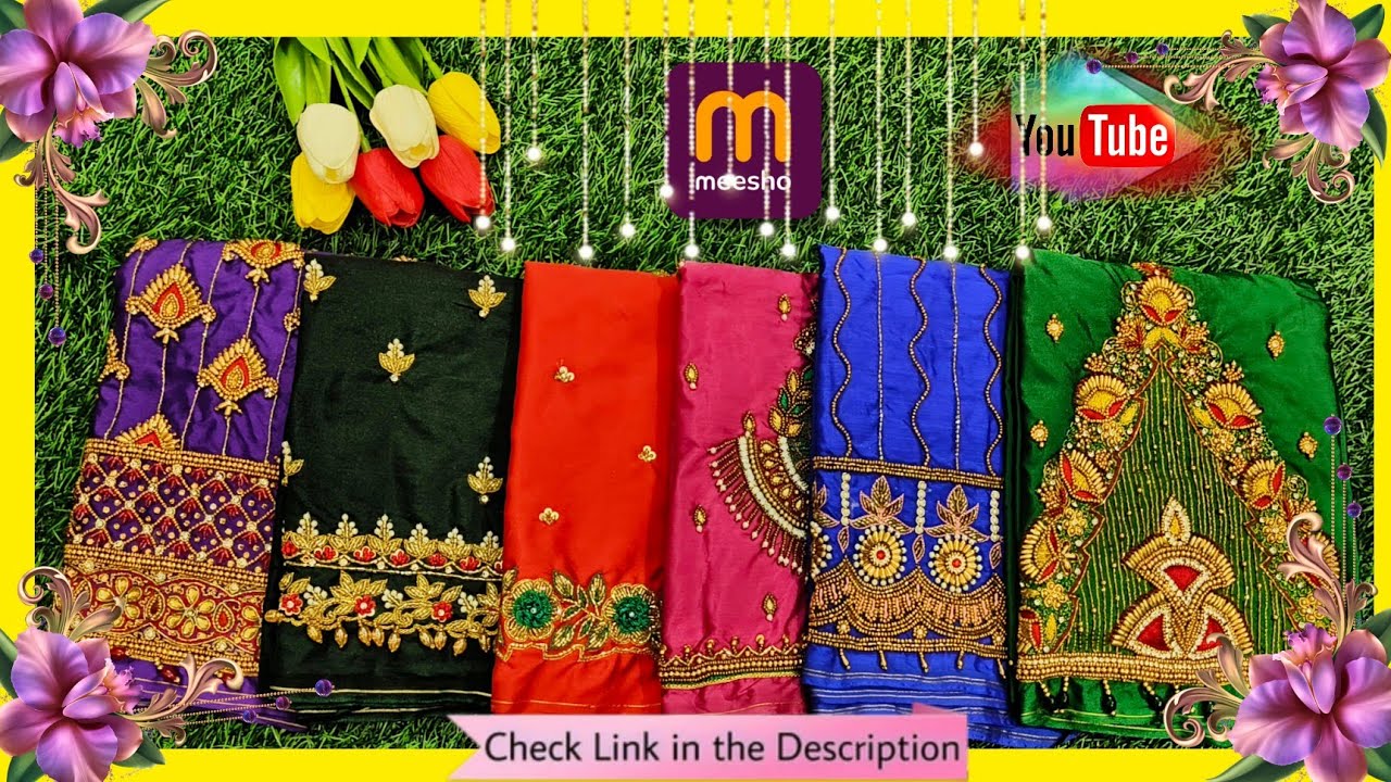  maggam work blouses under 500/- #maggamwork #latest #meesho #maggamblouses @Meesho 