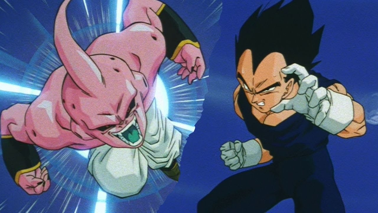 Resurrected Vegeta vs Kid Boo (Japanese)