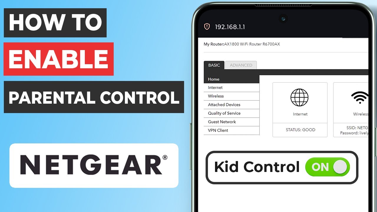 ✅ How to Setup Parental Control on NETGEAR Router on Phone | Block Sites v2