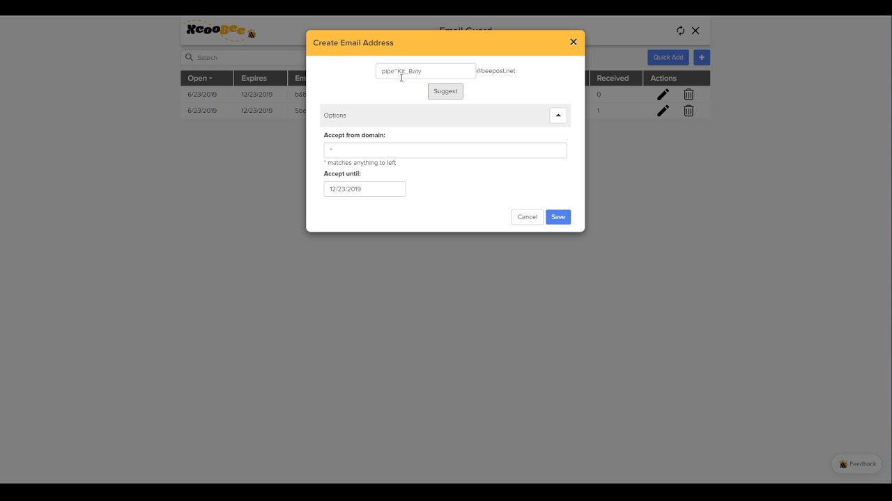 XcooBee Email Guard Tutorial