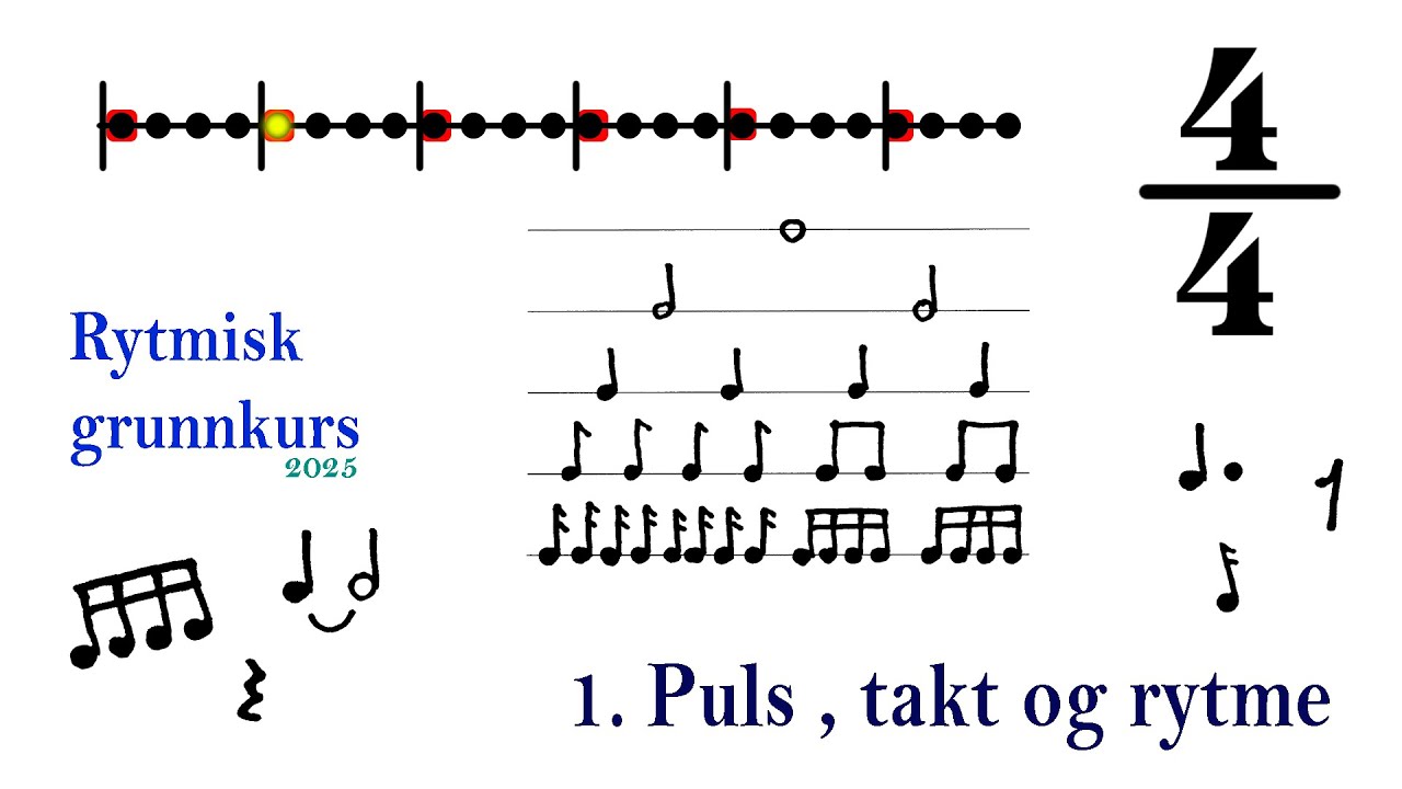 Musikk: Rytmisk grunnkurs_1. Puls, takt og rytme