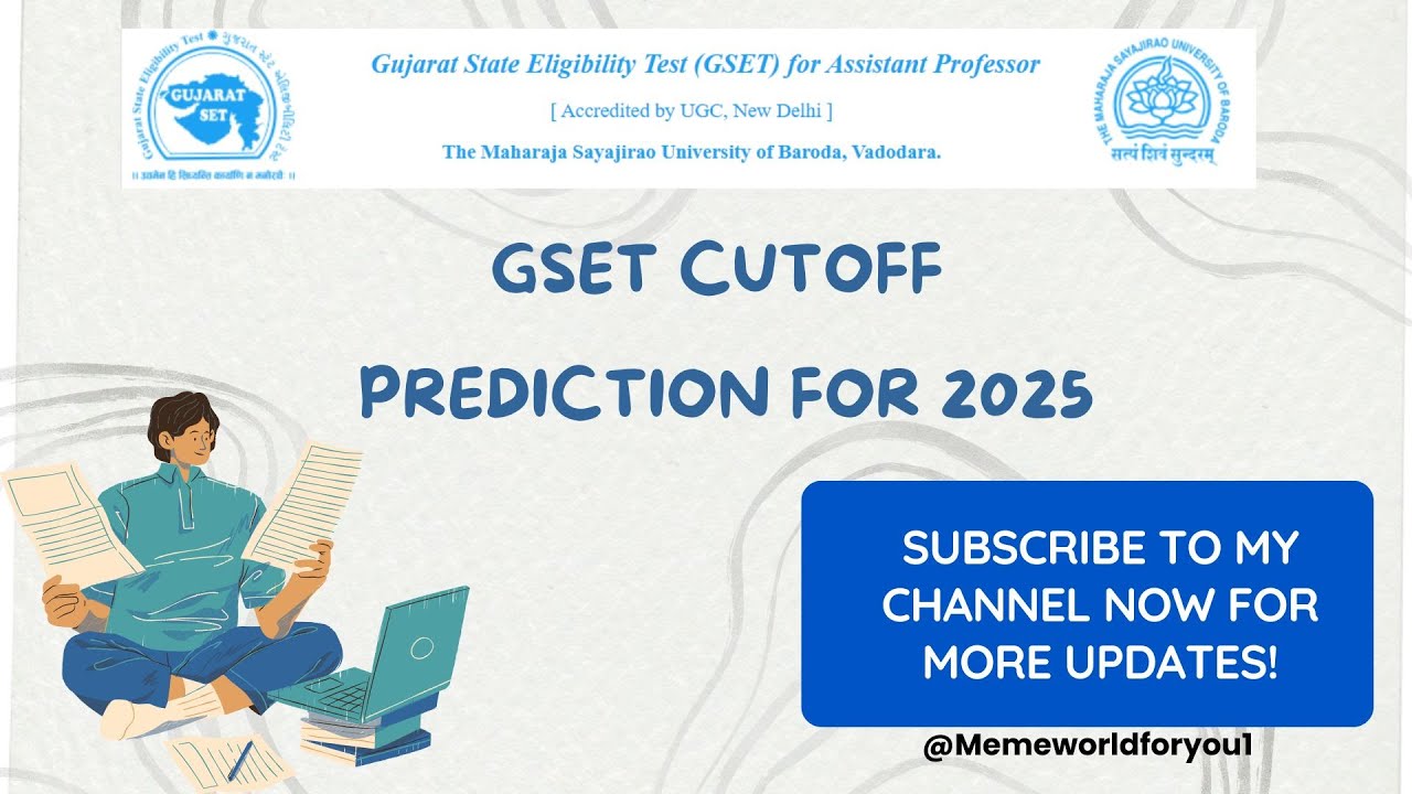 GSET CUTOFF 2025 PREDICTION- PART 1 📖