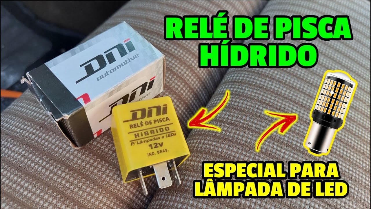RELÉ DE PISCA QUE RESOLVE OS PROBLEMAS COM LÂMPADA DE LED
