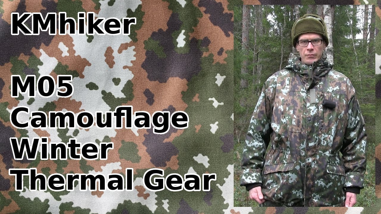 Finnish M05 camouflage winter gear