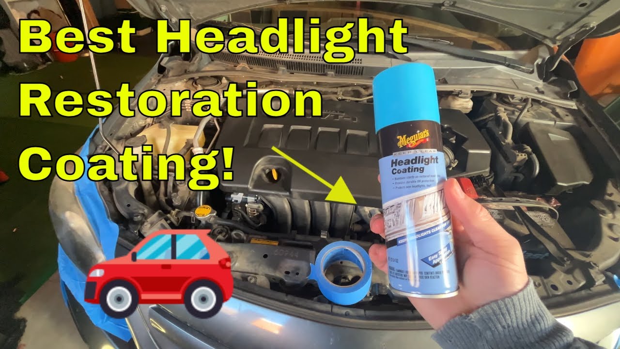 Meguiar's Headlight Coating Review! How to Restore Your Old Car Headlights to Look Brand New!