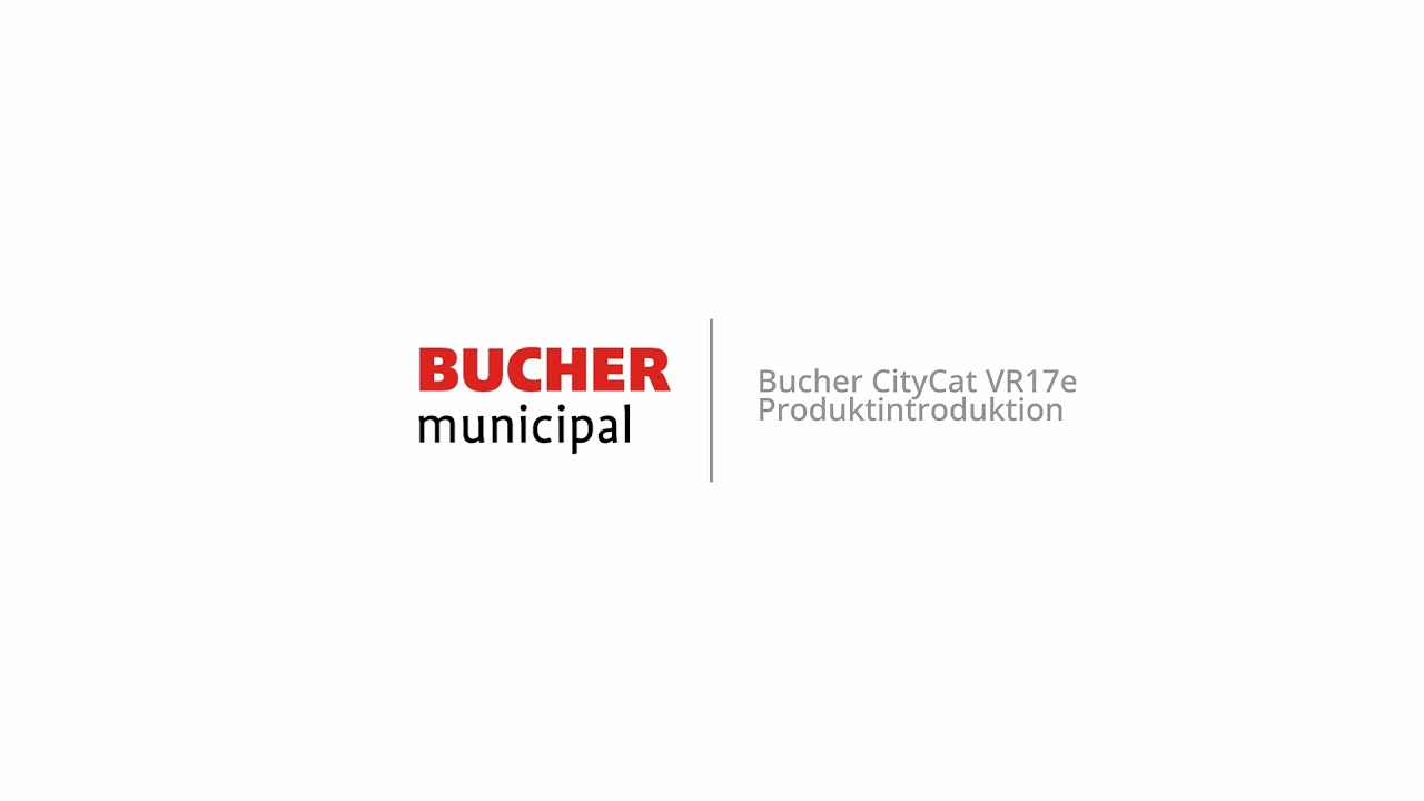 Bucher CityCat VR17e - Produktintroduktion