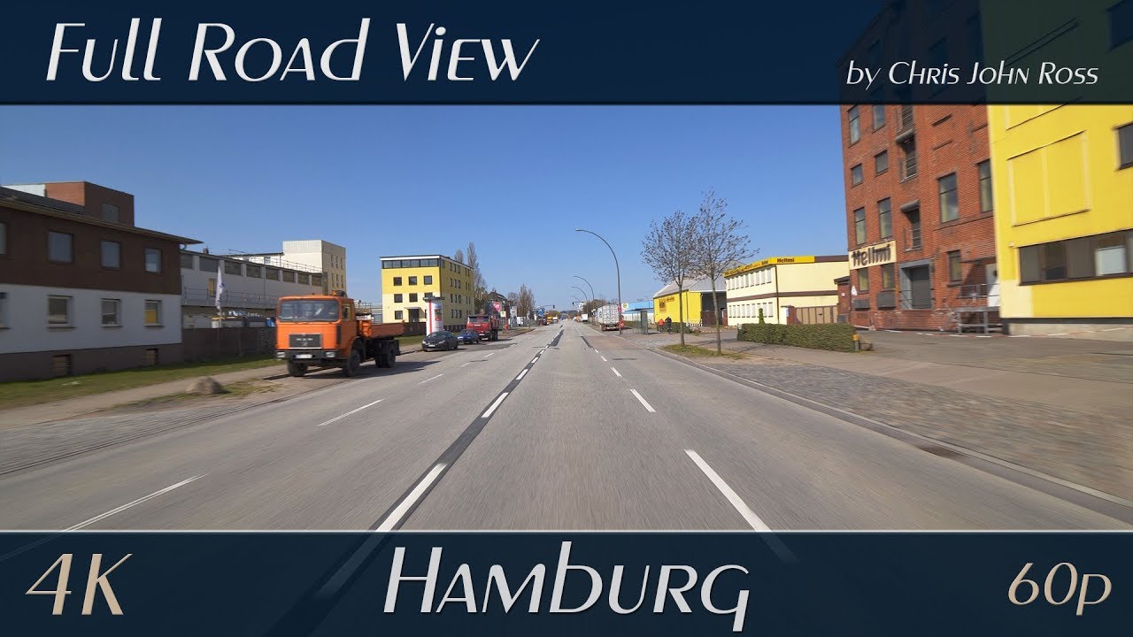 Hamburg, Germany: Billbrook, Rothenburgsort, Hammerbrook - Pinkertweg, Großmannstraße - 4K UHD