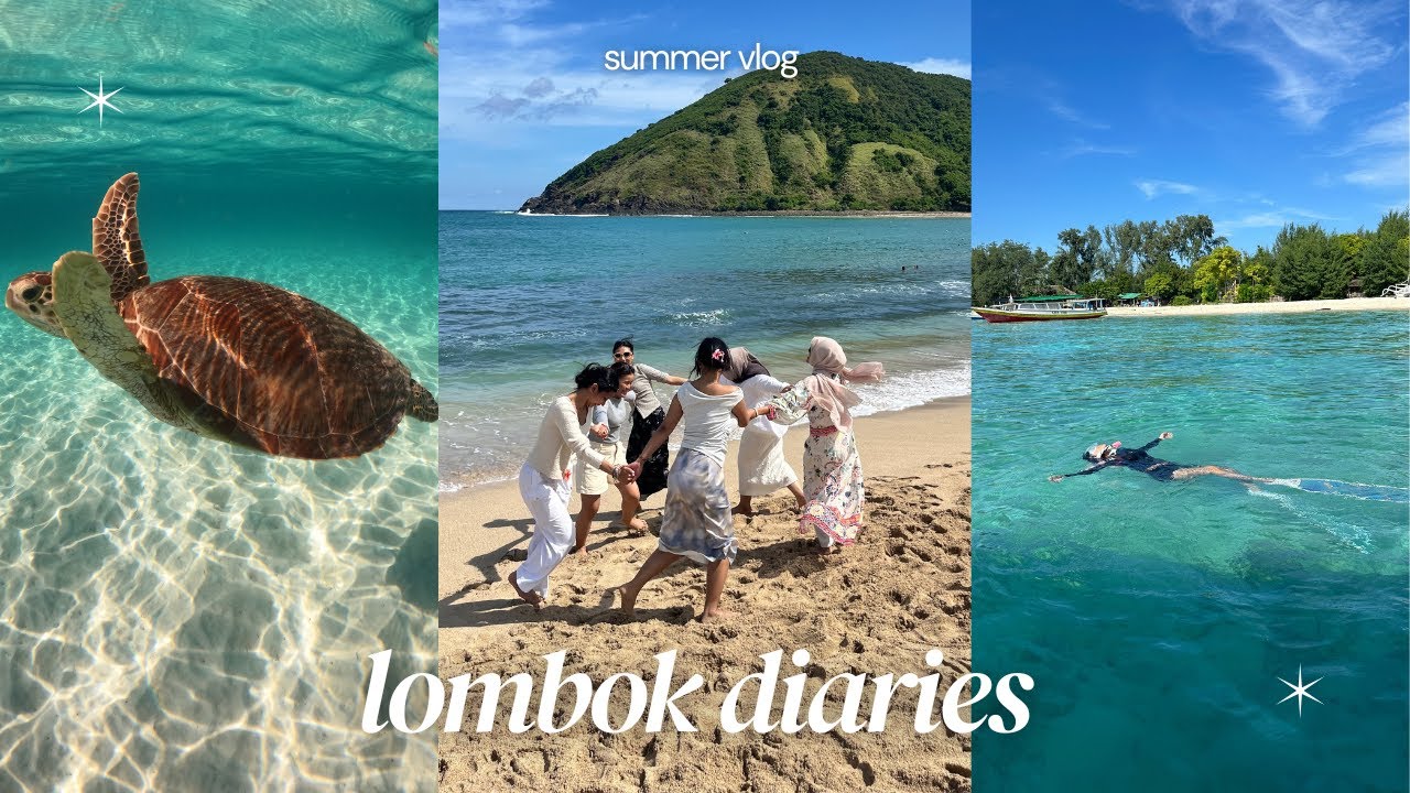 Lombok Summer Vlog | 3D2N Exploring the island of Lombok and Gili Trawangan