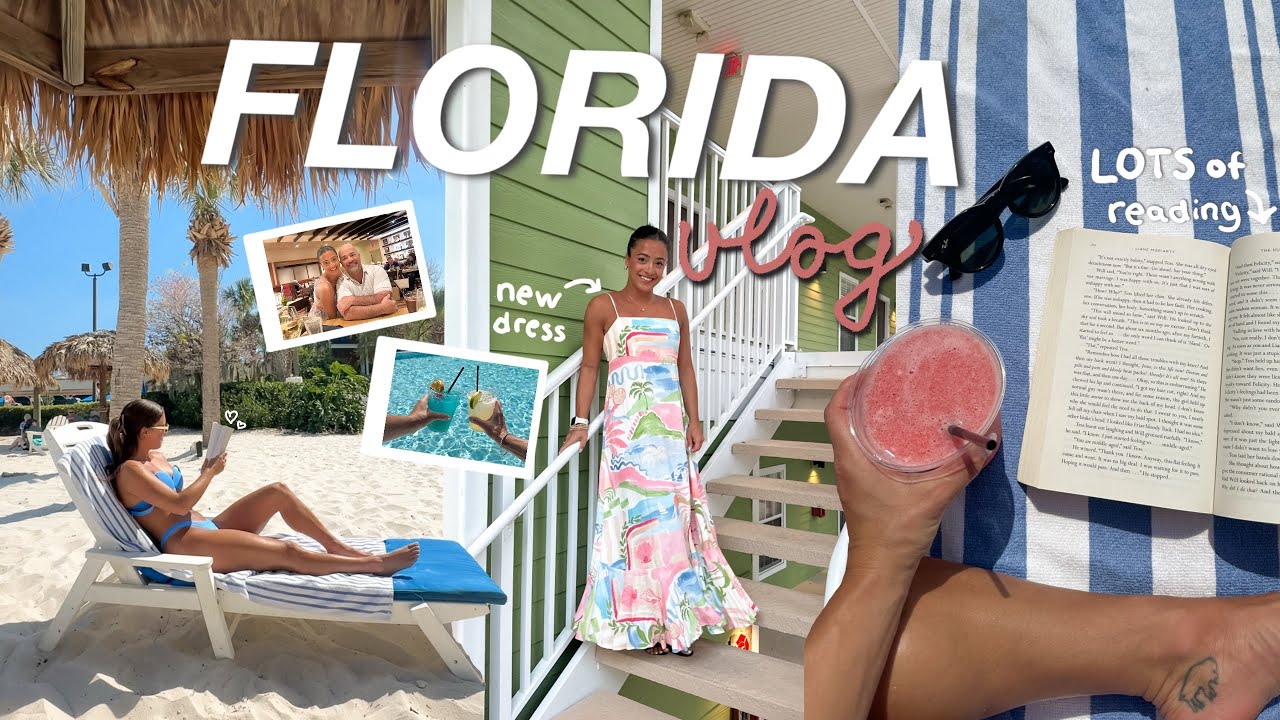 DAYS IN MY LIFE🏝️🌞🍊final days in florida, maintaining routine, new swimsuit + book recs!