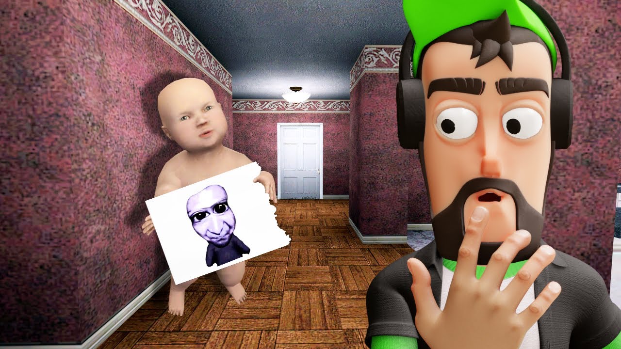 My Baby's Drawing Came to Life in Gmod?! (Garry's Mod Gameplay)