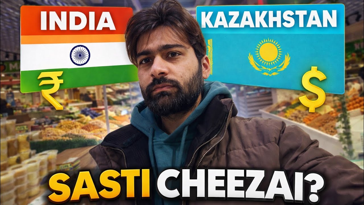 India Me Sasta Ya Kazakhstan Me? 🤔 | Real Local Market Prices ||kazakhstan||