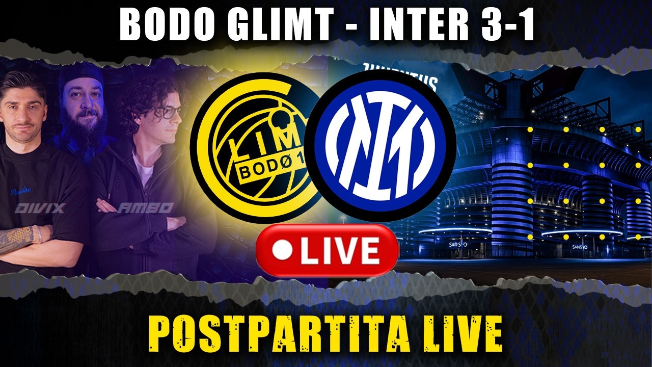 LIVE: BODO GLIMT - INTER 3-1 Postpartita