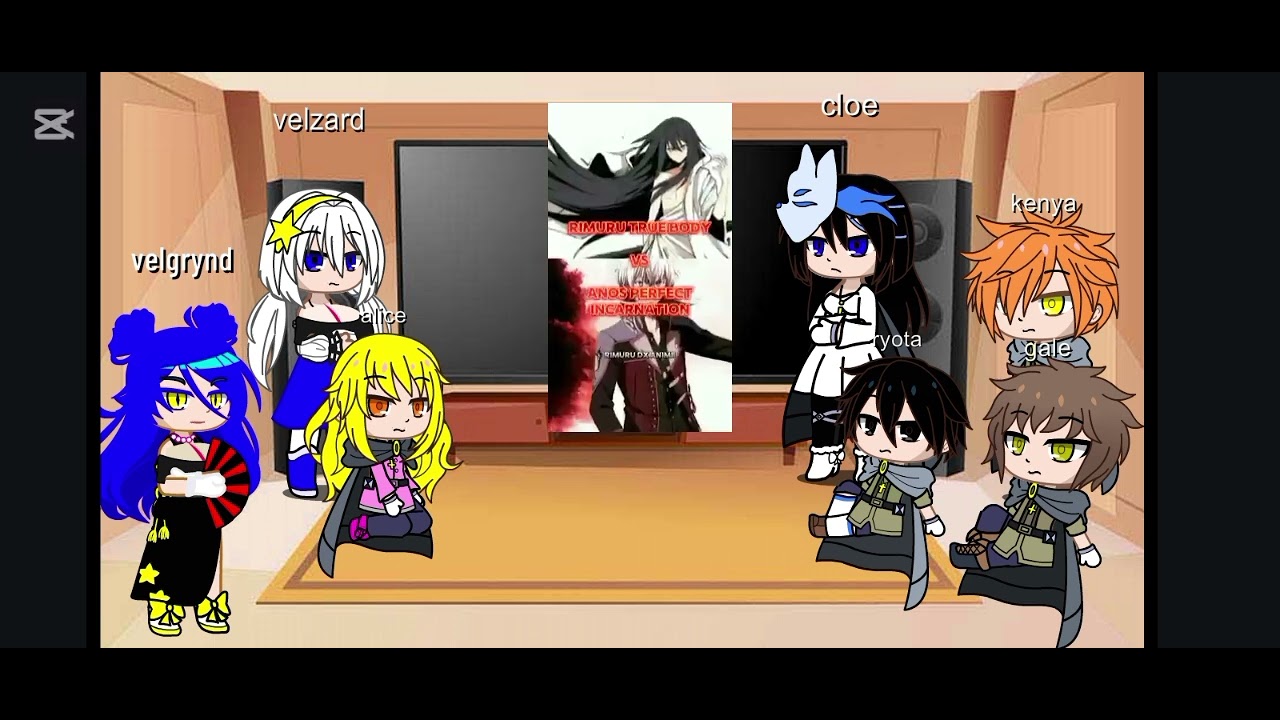 Tensura react to el verdadero cuerpo de rimuru