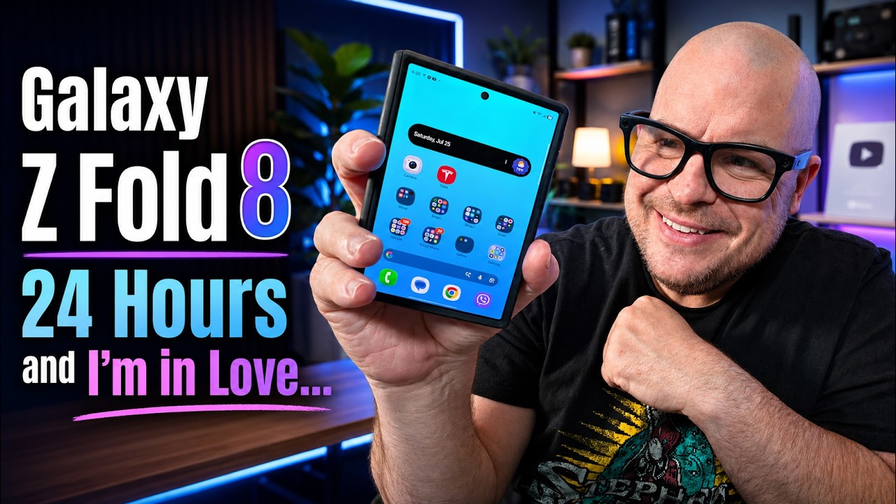Galaxy Z Fold 8: 24 часа спустя &mdash; батарея, короткий обзор, камеры, приложения, внешний экран и мн...