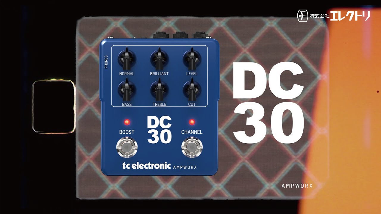 【日本語字幕】TC Electronic DC30 PREAMP ~ Ampworx Vintage Series ~