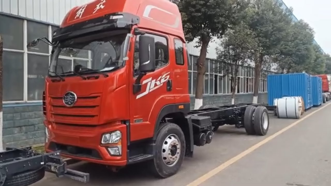 FAW 4x2 6wheels Chinese weichai diesel engine customize truck chassis tractor head for sale #chassis