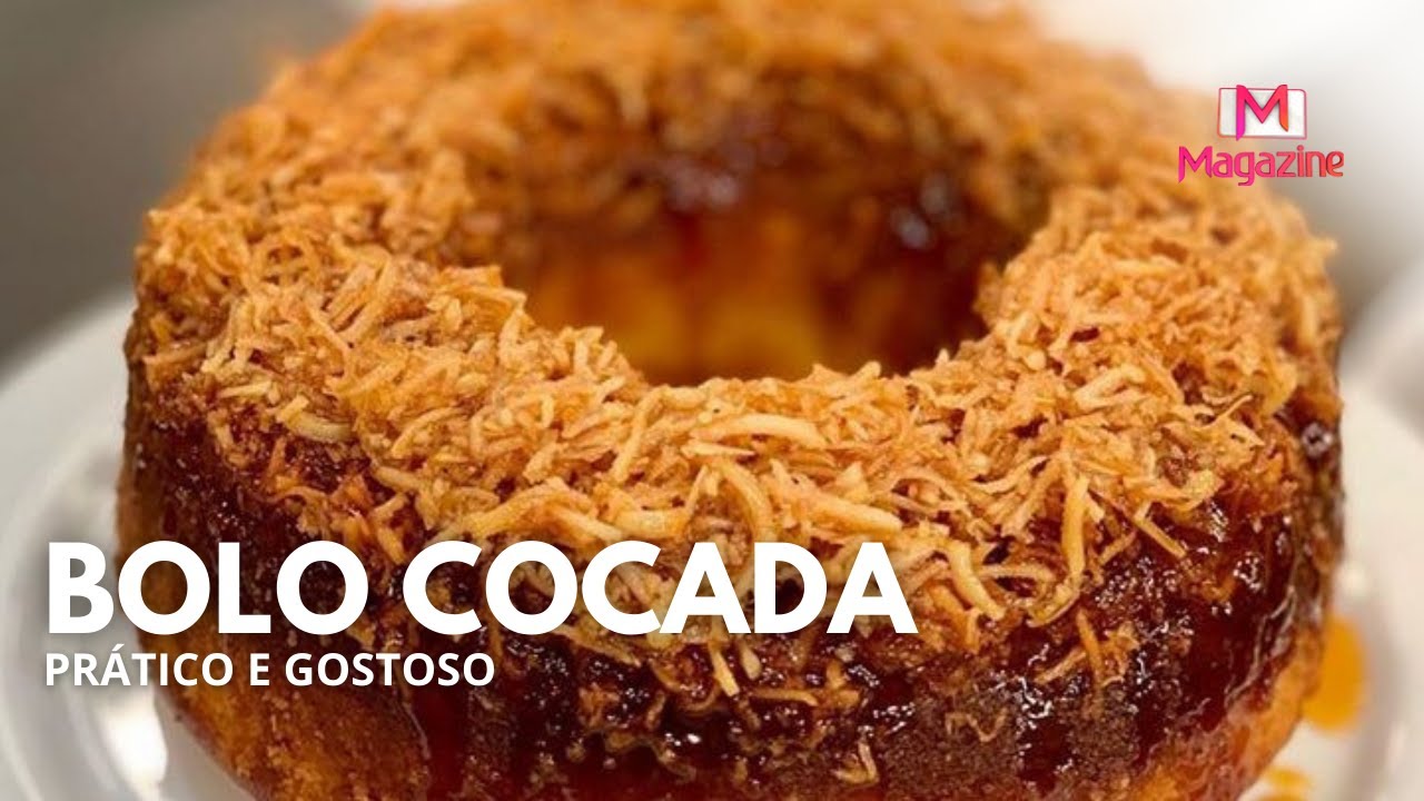 COMO FAZER BOLO DE COCO QUEIMADO FÁCIL E DELICIOSO