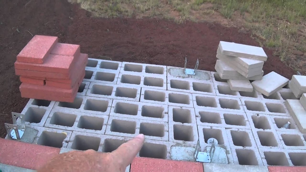 Floor for the Outdoor Off Grid Bathroom - ArizonaHotHomestead