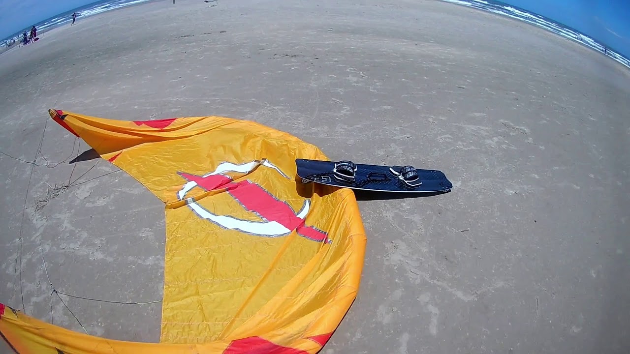 Kite  de fabricação caseira ainda em desenvolvimento  9m