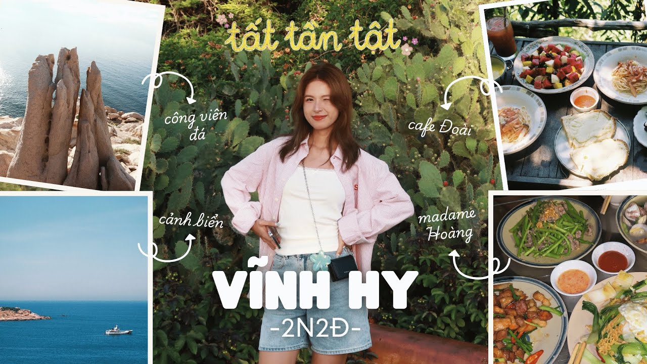 VĨNH HY VLOG | Tất Tần Tật về ăn gì? chơi gì? ở vùng Vịnh trong 2N2Đ ⁺₊✧ 🌊✮ ⋆ 🦈｡ *