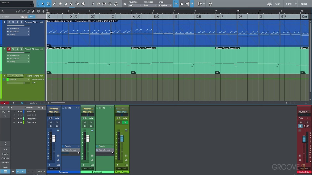 PreSonus&mdash;Studio One 4: Chord Track General Overview
