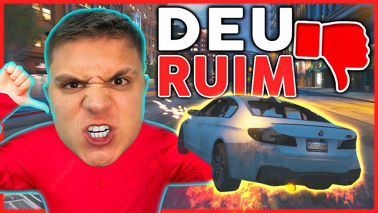 DEU TUDO ERRADO NESSE VÍDEO no GTA RP 😂 (Paulinho o LOKO)