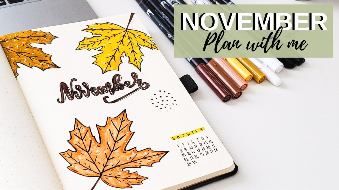 Plan With Me | November 2020 Bullet Journal Setup