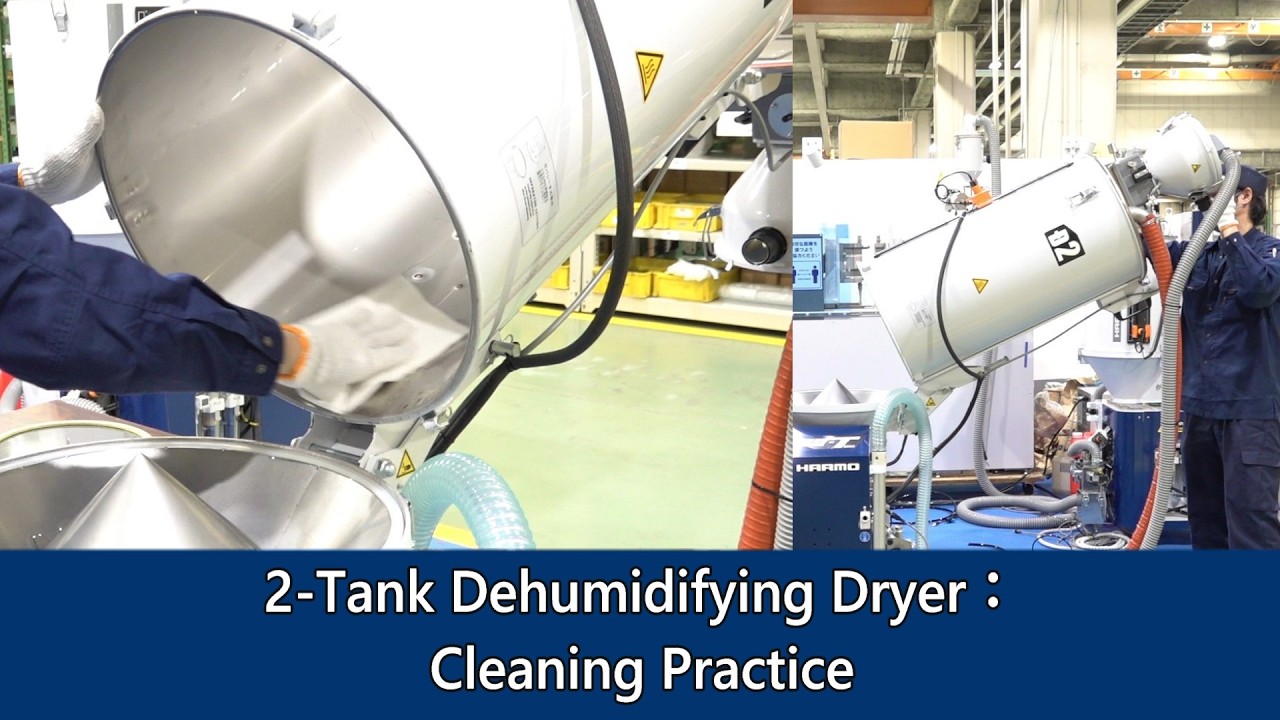 2-Tank Dehumidifying Dryer: Cleaning Practice