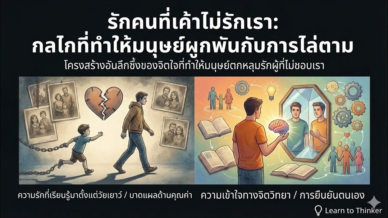 ​🎧 รักคนที่เค้าไม่รักเรา: กลไกที่ทำให้มนุษย์ผูกพันกับการไล่ตาม | LTK