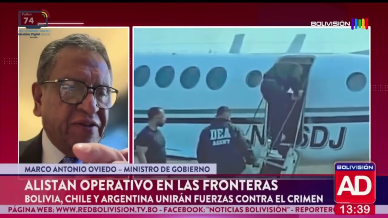 Marco Antonio Oviedo asegura que de Bolivia sale cocaína y de Brasil entra violencia