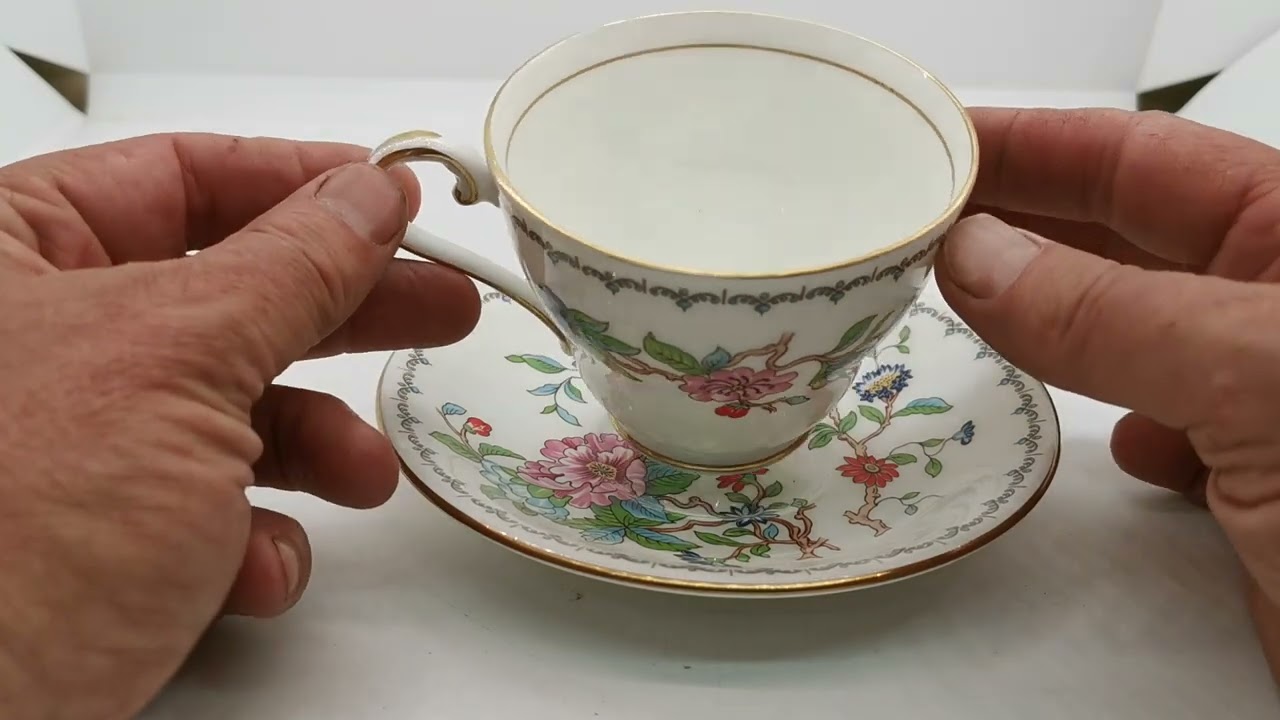 Aynsley China Pembroke Teacup & Saucer