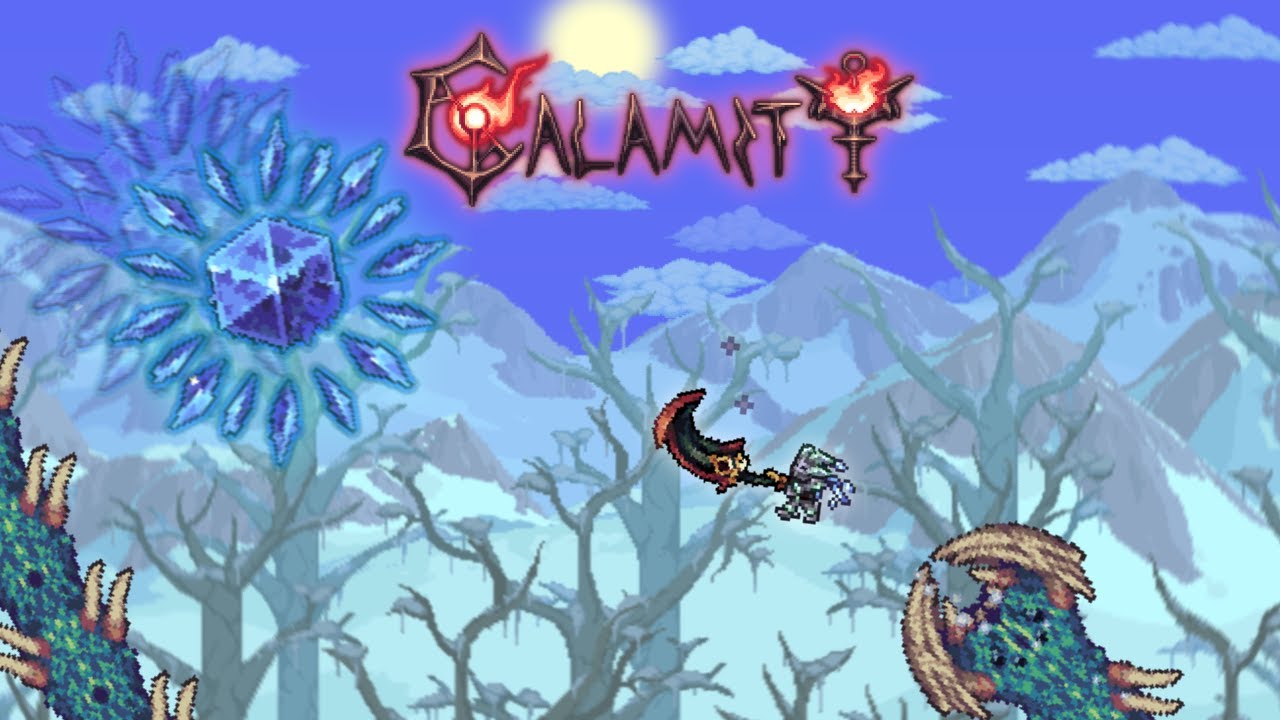 I finally killed the stupid Ice Hexagon (terraria calamity