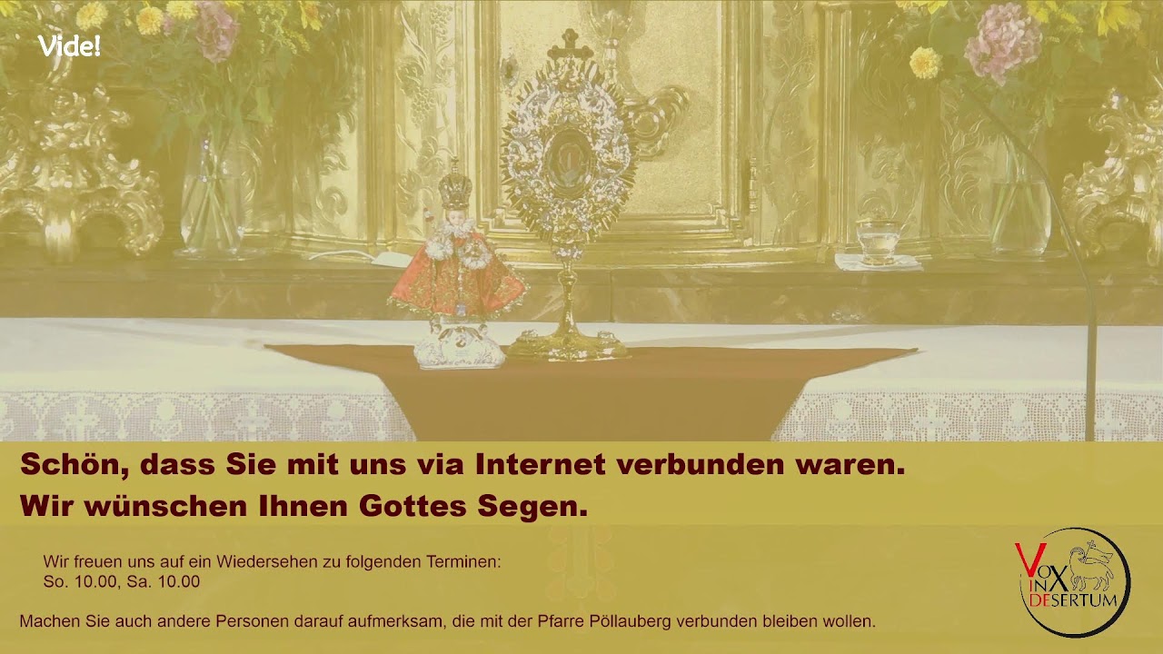 07.08.2024 | Hl. Messe Pöllauberg - 3500 Tage Ewige Anbetung, Vortrag Pfr. Frank Cöppicus-Röttger