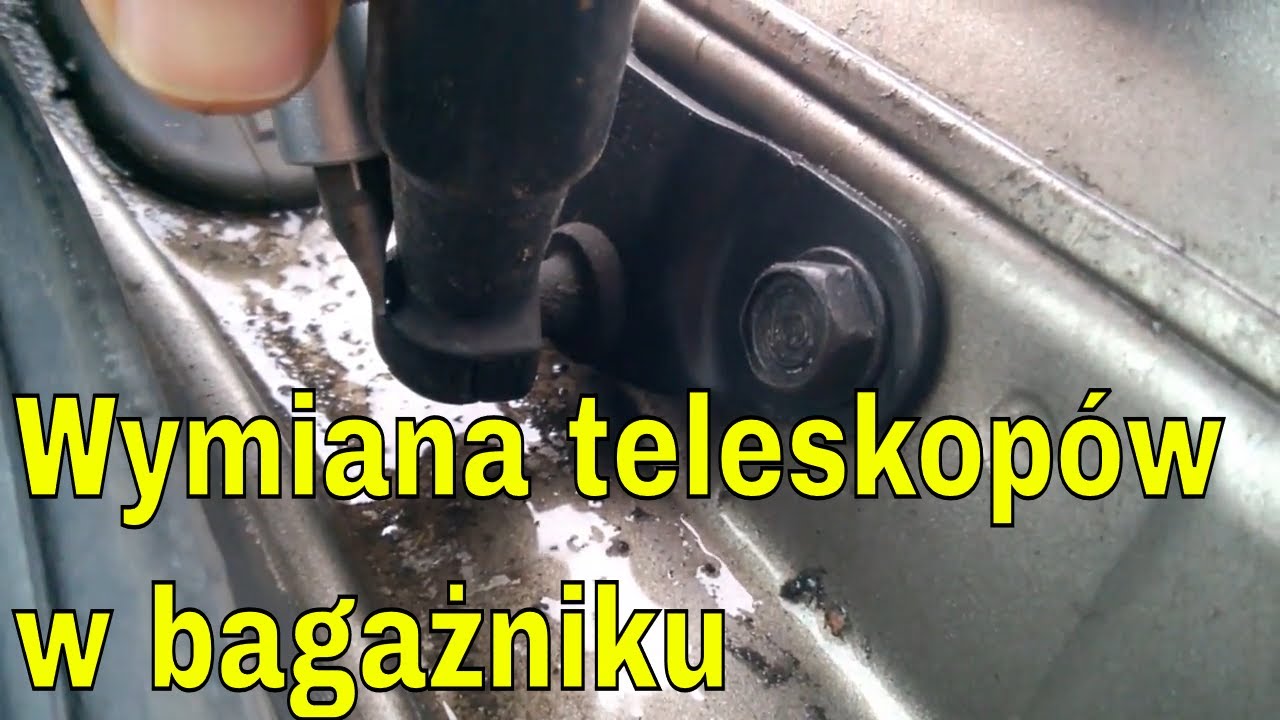Wymiana teleskopów klapy bagaznika hondy civic VIII 2006-2011