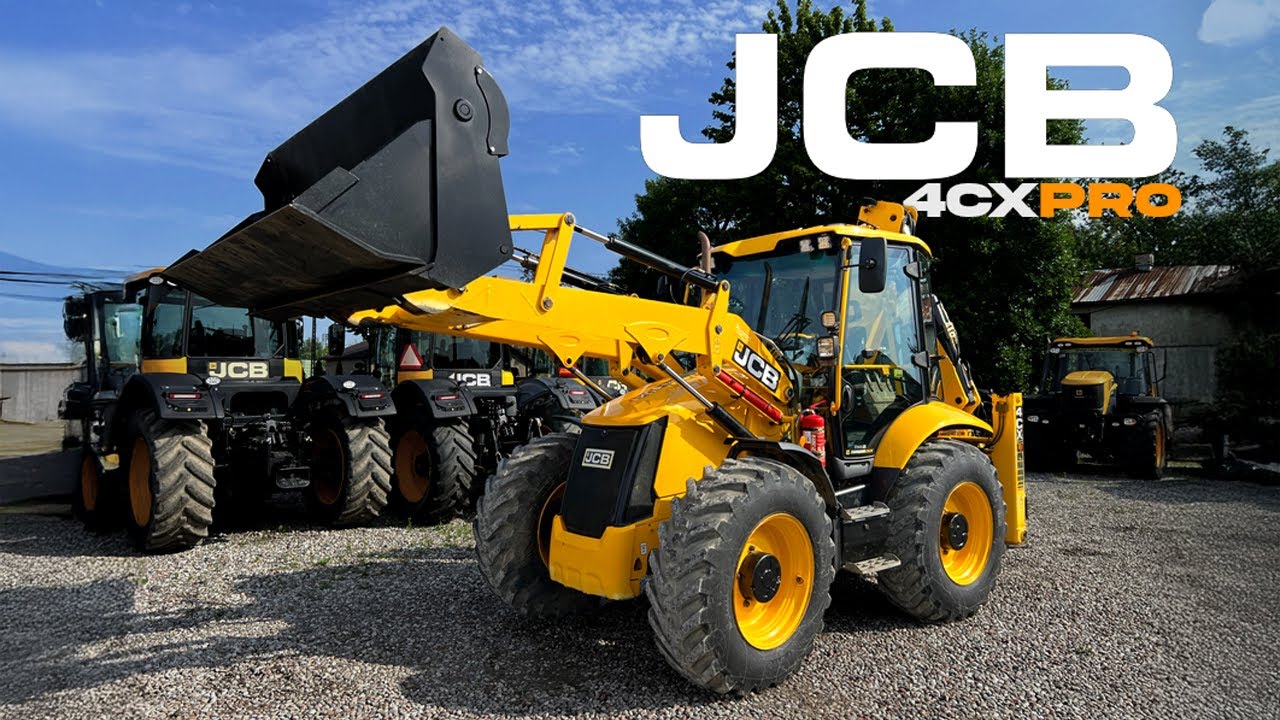 JCB 4CX PRO &ndash; Moc i Precyzja w Każdym Terenie