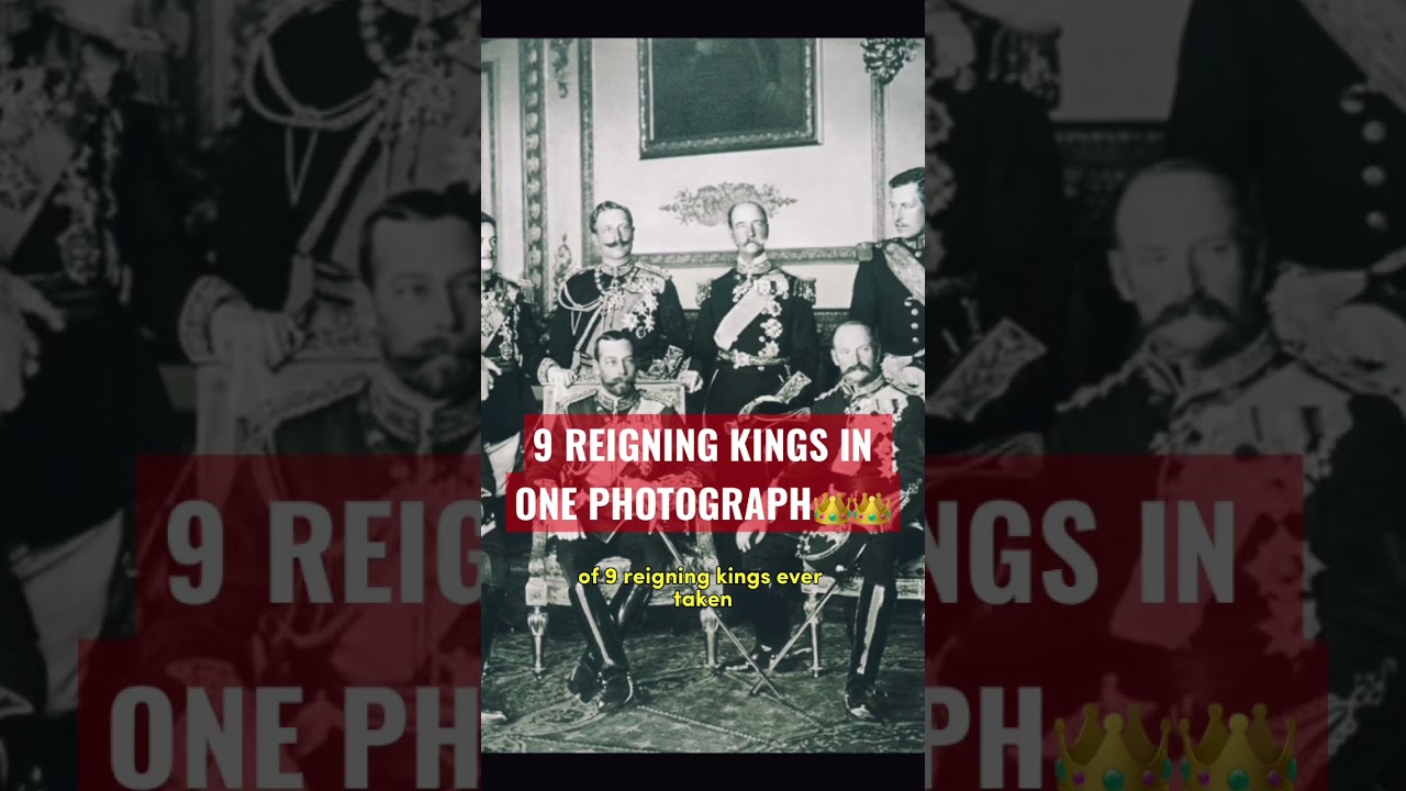 9 Kings in one photograph #history #war #historia #ww2 #ww1