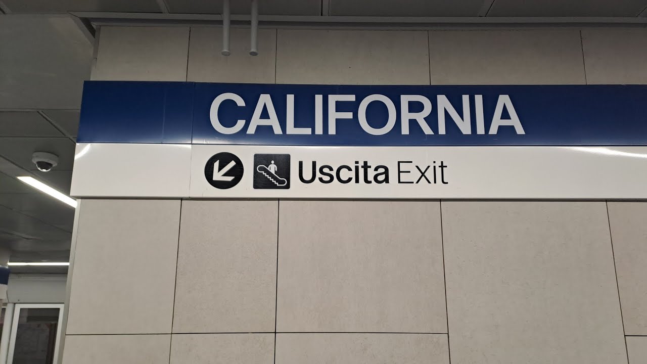 (Walkthrough) Stazione CALIFORNIA (M4 Metro Milano)