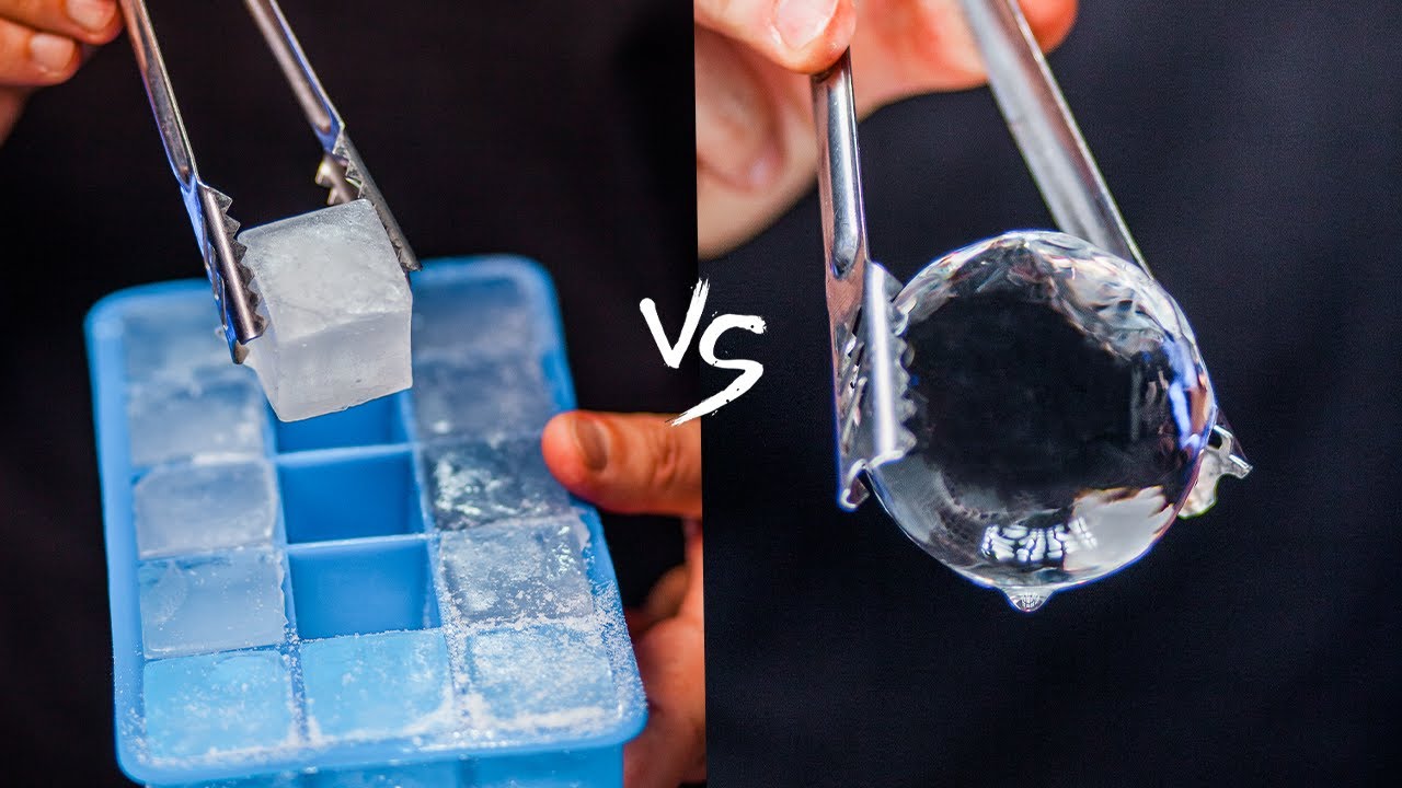 Clear Cocktail Ice Delivery vs Made at Home