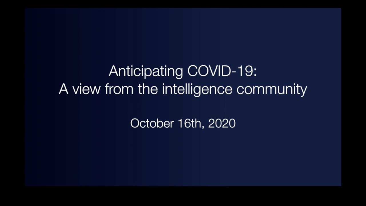 Anticipating COVID-19: A view from the intelligence community