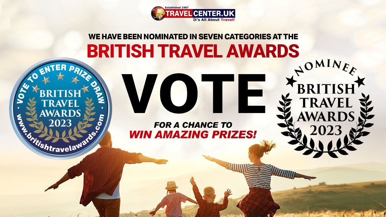 British Travel Awards 2023 | Best Travel Company | Vote & Win